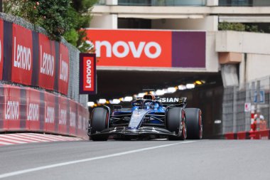 Alexander Albon (THA) - Williams Racing - Williams FW47 - Mercedesduring Friday Free Praction of Formula 1 Tag Heurer Grand Prix de Monaco 2025, May 23-25, 2025