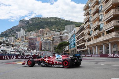  Charles Leclerc (MON) - Scuderia Ferrari - Ferrari SF-25 - Ferrari Formula 1 Formula Heurer Grand Prix de Monaco 2025 tarihinde Monte Carlo (MC), 23-25 Mayıs 2025