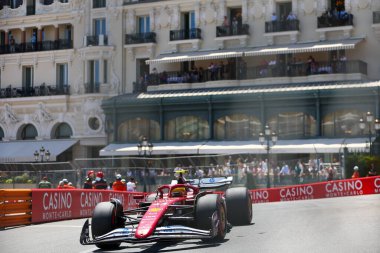  Lewis Hamilton (GBR) - Scuderia Ferrari - Ferrari SF-25 - Ferrari Formula 1 Tag Heurer Grand Prix de Monaco 2025 Monte Carlo (MC), 23-25 Mayıs 2025
