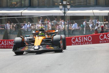  Lando Norris (GBR) - McLaren Formula 1 Takımı - McLaren MCL39 - Mercedes Formula 1 Tag Heurer Grand Prix de Monaco 2025 Monte Carlo (MC), 23-25 Mayıs 2025