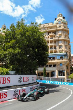  George Russell (GBR) - Mercedes-AMG PETRONAS F1 Takımı - Mercedes W16 - Mercedes E Performansı Formula 1 Taurer Grand Prix de Monaco 2025 Monte Carlo (MC), 23-25 Mayıs 2025