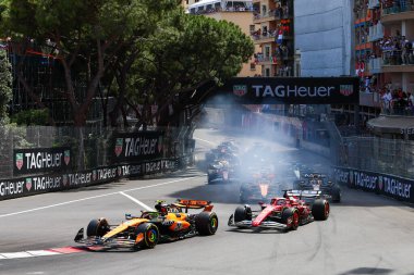 Yarışın başlangıcı, Pazar, Formula 1 Heurer Grand Prix de Monaco 2025, Monte Carlo (MC), 23-25 Mayıs 2025
