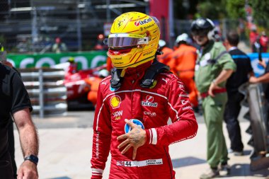  Lewis Hamilton (GBR) - Scuderia Ferrari - Ferrari SF-25 - Ferrari Formula 1 Tag Heurer Grand Prix de Monaco 2025, Mayıs 23-25