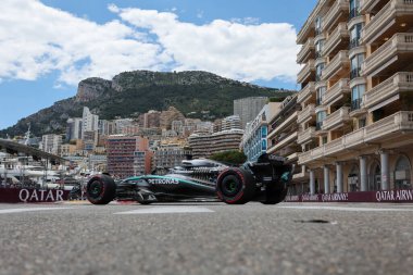  George Russell (GBR) - Mercedes-AMG PETRONAS F1 Takımı - Mercedes W16 - Mercedes E Performansı Formula 1 Taurer Grand Prix de Monaco 2025 Monte Carlo (MC), 23-25 Mayıs 2025