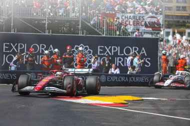  Charles Leclerc (MON) - Scuderia Ferrari - Ferrari SF-25 - Ferrari Formula 1 Tag Heurer Grand Prix de Monaco 2025 Monte Carlo (MC), 23-25 Mayıs 2025