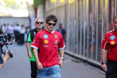  Charles Leclerc (MON) - Scuderia Ferrari - Ferrari SF-25 - Ferrari Formula 1 Formula Heurer Grand Prix de Monaco 2025 tarihinde Monte Carlo (MC), 23-25 Mayıs 2025