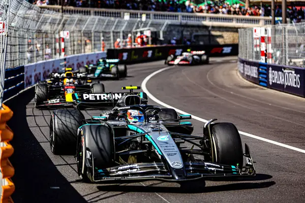  Andrea Kimi Antonelli (ITA) - Mercedes-AMG PETRONAS F1 Takımı - Mercedes W16 - Mercedes E Yarış sırasında performans, Pazar, Formula 1 Taurer Grand Prix de Monaco 2025 Monte Carlo (MC), Mayıs 23-25