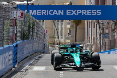  Lance Stroll (CAN) - Aston Martin Aramco F1 Takımı - Aston Martin AMR25 - Mercedes - Raceday Formula 1 Tag Heurer Grand Prix de Monaco 2025, Monte Carlo (MC), 23-25 Mayıs 2025