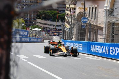  Lando Norris (GBR) - McLaren Formula 1 Takımı - McLaren MCL39 - Mercedes - Raceday Formula 1 Taurer Grand Prix de Monaco 2025, Monte Carlo (MC), 23-25 Mayıs 2025