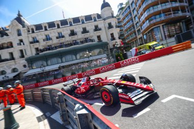  Charles Leclerc (MON) - Scuderia Ferrari - Ferrari SF-25 - Ferrari - Raceday Formula 1 Tag Heurer Grand Prix de Monaco 2025, Mayıs 23-25