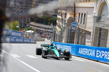  Lance Stroll (CAN) - Aston Martin Aramco F1 Takımı - Aston Martin AMR25 - Mercedes - Raceday Formula 1 Tag Heurer Grand Prix de Monaco 2025, Monte Carlo (MC), 23-25 Mayıs 2025