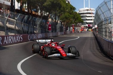  Charles Leclerc (MON) - Scuderia Ferrari - Ferrari SF-25 - Ferrari - Raceday Formula 1 Tag Heurer Grand Prix de Monaco 2025, Mayıs 23-25