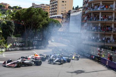  Esteban Ocon (FRA) - Haas F1 Takımı - Haas VF-25 - Ferrari - Raceday Formula 1 Tag Heurer Grand Prix de Monaco 2025, Monte Carlo (MC), 23-25 Mayıs 2025