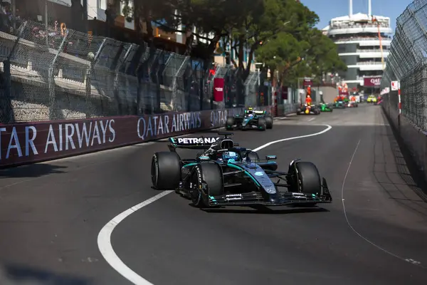  George Russell (GBR) - Mercedes-AMG PETRONAS F1 Takımı - Mercedes W16 - Mercedes E Performansı - Raceday Formula 1 Taurer Grand Prix de Monaco 2025, Monte Carlo (MC), 23-25 Mayıs 2025