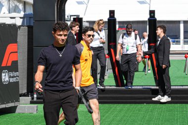  Lando Norris (GBR) - McLaren Formula 1 Takımı - McLaren MCL39 - Formula 1 Aramco Gran Gran Premio de Espana 2025 - Circuit de Catalunya, Barcelona, İspanya, Mayıs 29, 1 Haziran 2025 