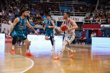 Spanghero Marco - Real Sebastiani Rieti Real Sebastiani Rieti Acqua S.Bernardo Cantu, 29 Mayıs 2025, PalaSojourner Rieti, Playoff Quarter Game1 - 2024-2025