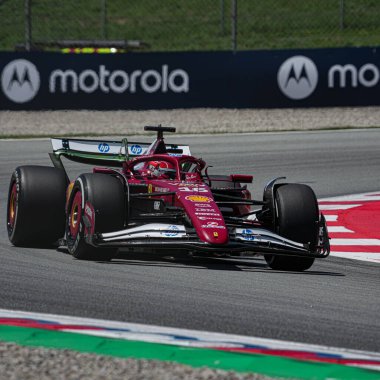  Charles Leclerc (MON) - Scuderia Ferrari - Ferrari SF-25 - Ferrari Formula 1 Aramco Gran Premio de Espana 2025 - Circuit de Catalunya, Barcelona, İspanya, May29, 1 Haziran 2025 