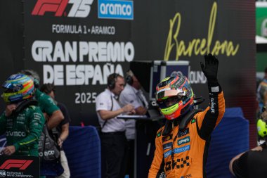  Oscar Piastri (AUS) - McLaren Formula 1 Takımı - McLaren MCL39 - Mercedes Formula 1 Aramco Gran Premio de Espana 2025 - Circuit de Catalunya, Barcelona, İspanya, May29, 1 Haziran 2025 