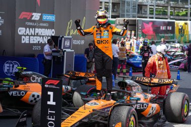  Oscar Piastri (AUS) - McLaren Formula 1 Takımı - McLaren MCL39 - Mercedes Formula 1 Aramco Gran Premio de Espana 2025 - Circuit de Catalunya, Barcelona, İspanya, May29, 1 Haziran 2025 