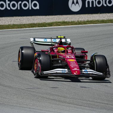  Lewis Hamilton (GBR) - Scuderia Ferrari - Ferrari SF-25 - Ferrari Formula 1 Aramco Gran Premio de Espana 2025 - Circuit de Catalunya, Barcelona, İspanya, May29, 1 Haziran 2025 