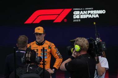  Oscar Piastri (AUS) - McLaren Formula 1 Takımı - McLaren MCL39 - Mercedes Formula 1 Aramco Gran Premio de Espana 2025 - Circuit de Catalunya, Barcelona, İspanya, May29, 1 Haziran 2025 