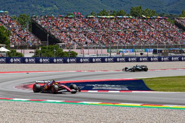  Lewis Hamilton (GBR) - Scuderia Ferrari - Ferrari SF-25 - Ferrari Formula 1 Aramco Gran Premio de Espana 2025 - Circuit de Catalunya, Barcelona, İspanya, May29, 1 Haziran 2025 