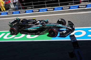  Andrea Kimi Antonelli (ITA) - Mercedes-AMG PETRONAS F1 Ekibi - Mercedes W16 - Mercedes E Performans Formula 1 Aramco Gran Premio de Espana 2025 - Circuit de Catalunya, Barcelona, İspanya, Mayıs 29, 1 Haziran 2025 