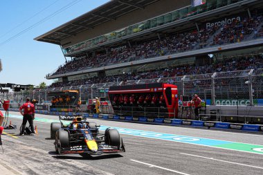  Max Verstappen (NED) - Oracle Red Bull Racing - Red Bull RB21 - Honda RBPT Formula 1 Aramco Gran Premio de Espana 2025 - Circuit de Catalunya, Barcelona, İspanya, Mayıs 29, 1 Haziran 2025 