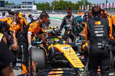 Lando Norris (GBR) - McLaren Formula 1 Takımı - McLaren MCL39 - Mercedes Formula 1 Aramco Gran Premio de Espana 2025 - Circuit de Catalunya, Barcelona, İspanya, Mayıs 29, 1 Haziran 2025 