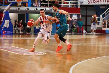 Spanghero Marco - Real Sebastiani Rieti Real Sebastiani Rieti Acqua S.Bernardo Cantu, 29 Mayıs 2025, PalaSojourner Rieti, Playoff Quarter Game1 - 2024-2025