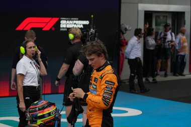  Oscar Piastri (AUS) - McLaren Formula 1 Takımı - McLaren MCL39 - Mercedes Formula 1 Aramco Gran Premio de Espana 2025 - Circuit de Catalunya, Barcelona, İspanya, May29, 1 Haziran 2025 