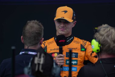  Lando Norris (GBR) - McLaren Formula 1 Takımı - McLaren MCL39 - Mercedes Formula 1 Aramco Gran Premio de Espana 2025 - Circuit de Catalunya, Barcelona, İspanya, Mayıs 29, 1 Haziran 2025 