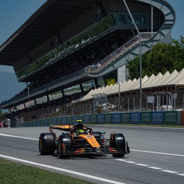   Lando Norris (GBR) - McLaren Formula 1 Takımı - McLaren MCL39 - Formula 1 Aramco Gran Gran Premio de Espana 2025 - Circuit de Catalunya, Barcelona, İspanya, Mayıs 29, 1 Haziran 2025 
