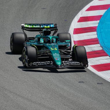  Fernando Alonso (ESP) - Aston Martin Aramco F1 Takımı - Aston Martin AMR25 - Formula 1 Aramco Gran Gran Premio de Espana 2025 - Circuit de Catalunya, Barcelona, İspanya, Mayıs 29, 1 Haziran 2025 