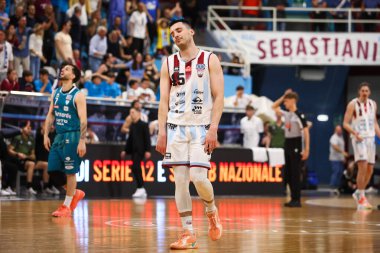 Spanghero Marco - Real Sebastiani Rieti Real Sebastiani Rieti Acqua S.Bernardo Cantu, 29 Mayıs 2025, PalaSojourner Rieti, Playoff Quarter Game1 - 2024-2025