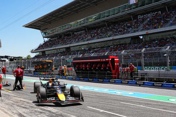  Max Verstappen (NED) - Oracle Red Bull Racing - Red Bull RB21 - Honda RBPT Formula 1 Aramco Gran Premio de Espana 2025 - Circuit de Catalunya, Barcelona, İspanya, Mayıs 29, 1 Haziran 2025 