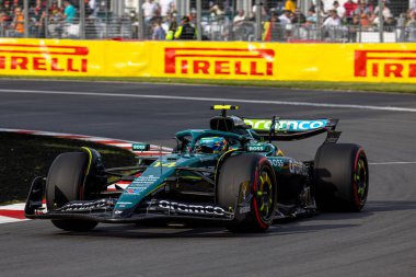  Fernando Alonso (ESP) - Aston Martin Aramco F1 Takımı - Aston Martin AMR25 - Mercedes Formula 1 Pirelli Grand Prix du Canada 2025, Montreal, Quebec, Kanada, 12-15 Haziran 2025 F1 Dünya Şampiyonası 'nın 10.