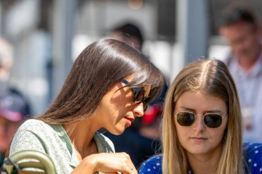 Alexandra Saint Mlieux (MON) Charles Leclerc (MON) - Scuderia Ferrari - Ferrari SF-25 - Ferrari kız arkadaşı Formula 1 Pirelli Grand Prix du Canada 2025, Montreal, Quebec, Kanada, 12-15 Haziran tarihleri arasında - 24 Haziran 2025 F1 Dünya Şampiyonu