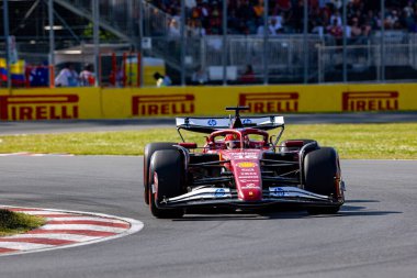  Charles Leclerc (MON) - Scuderia Ferrari - Ferrari SF-25 - Ferrari Formula 1 Pirelli Grand Prix du Canada 2025, Montreal, Quebec, Kanada, 12 - 15 Haziran 2025 Dünya Şampiyonası 'nın 10.