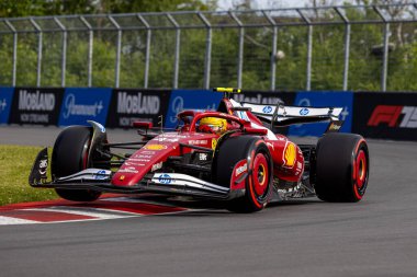  Lewis Hamilton (GBR) - Scuderia Ferrari - Ferrari SF-25 - Ferrari Formula 1 Pirelli Grand Prix du Canada 2025, Montreal, Quebec, Kanada, 12 - 15 Haziran 2025 Dünya Şampiyonası 'nın 10.