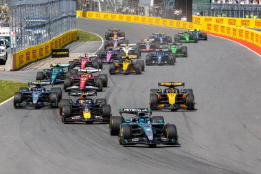Formula 1 Pirelli Grand Prix du Canada 2025, Montreal, Quebec, Kanada, 12 - 15 Haziran 2025 Dünya Şampiyonası 'nın 10. Raundu