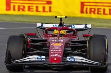  Lewis Hamilton (GBR) - Scuderia Ferrari - Ferrari SF-25 - Ferrari Formula 1 Pirelli Grand Prix du Canada 2025, Montreal, Quebec, Kanada, 12 - 15 Haziran 2025 Dünya Şampiyonası 'nın 10.