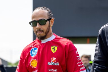  Lewis Hamilton (GBR) - Scuderia Ferrari - Ferrari SF-25 - Ferrari Formula 1 Pirelli Grand Prix du Canada 2025, Montreal, Quebec, Kanada, 12 - 15 Haziran 2025 Dünya Şampiyonası 'nın 10.