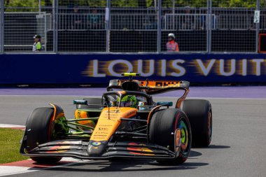  Lando Norris (GBR) - McLaren Formula 1 Takımı - McLaren MCL39 - Mercedes Formula 1 Pirelli Grand Prix du Canada 2025, Montreal, Quebec, Kanada, 12-15 Haziran 2025 F1 Dünya Şampiyonası 'nın 10.