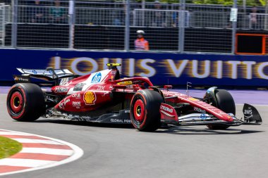  Lewis Hamilton (GBR) - Scuderia Ferrari - Ferrari SF-25 - Ferrari Formula 1 Pirelli Grand Prix du Canada 2025, Montreal, Quebec, Kanada, 12 - 15 Haziran 2025 Dünya Şampiyonası 'nın 10.