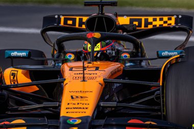  Oscar Piastri (AUS) - McLaren Formula 1 Takımı - McLaren MCL39 - Mercedes Formula 1 Pirelli Grand Prix du Canada 2025, Montreal, Quebec, Kanada, 12-15 Haziran 2025 F1 Dünya Şampiyonası 'nın 10.