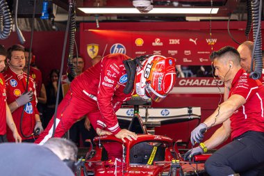  Charles Leclerc (MON) - Scuderia Ferrari - Ferrari SF-25 - Ferrari Formula 1 Pirelli Grand Prix du Canada 2025, Montreal, Quebec, Kanada, 12 - 15 Haziran 2025 Dünya Şampiyonası 'nın 10.