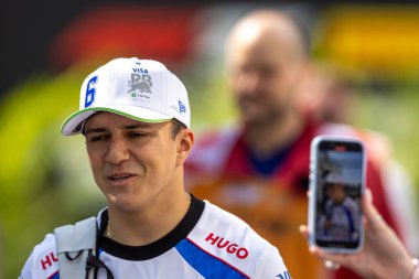 Isaac Hadjar (FRA) Visa Cash App RB F1 Takımı Formula 1 Pirelli Grand Prix du Canada 2025, Montreal, Quebec, Kanada, 12 - 15 Haziran 2025 Dünya Şampiyonası 'nın 10. Raundu