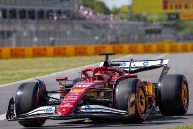  Charles Leclerc (MON) - Scuderia Ferrari - Ferrari SF-25 - Ferrari Formula 1 Pirelli Grand Prix du Canada 2025, Montreal, Quebec, Kanada, 12 - 15 Haziran 2025 Dünya Şampiyonası 'nın 10.
