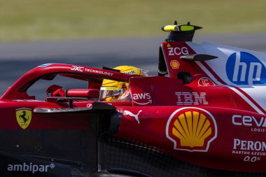  Lewis Hamilton (GBR) - Scuderia Ferrari - Ferrari SF-25 - Ferrari Formula 1 Pirelli Grand Prix du Canada 2025, Montreal, Quebec, Kanada, 12 - 15 Haziran 2025 Dünya Şampiyonası 'nın 10.